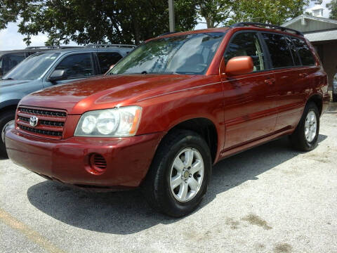 2002 Toyota Highlander for sale at John 3:16 Motors in San Antonio TX