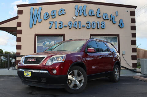2011 GMC Acadia for sale at MEGA MOTORS in South Houston TX