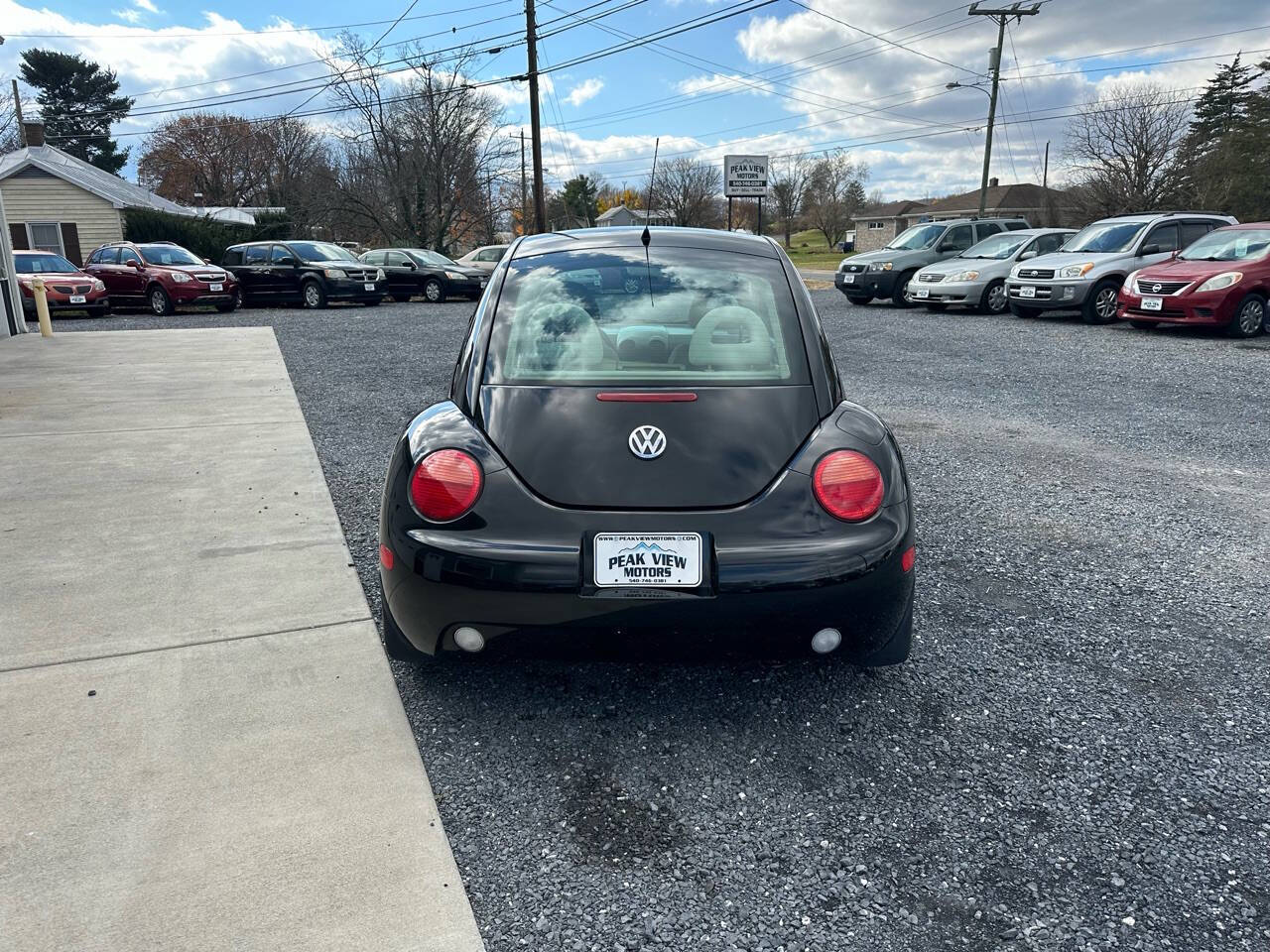 2001 Volkswagen New Beetle for sale at PEAK VIEW MOTORS in Mount Crawford, VA