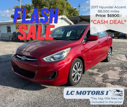 2017 Hyundai Accent for sale at LC Motors 1 Inc. in Orlando FL