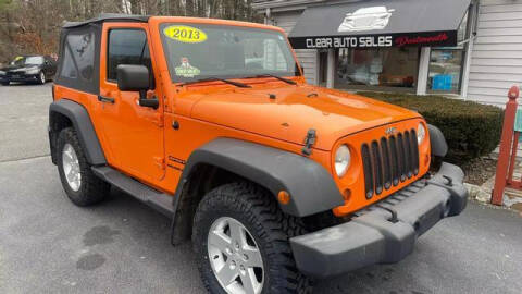 2013 Jeep Wrangler for sale at Clear Auto Sales in Dartmouth MA
