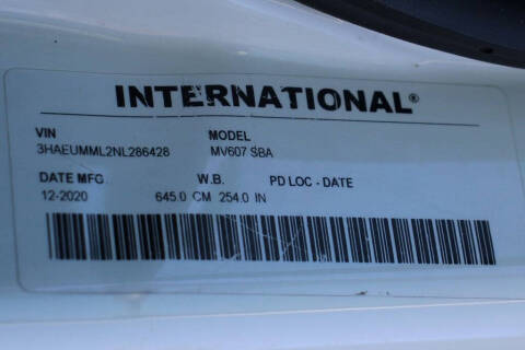 2022 International MV607