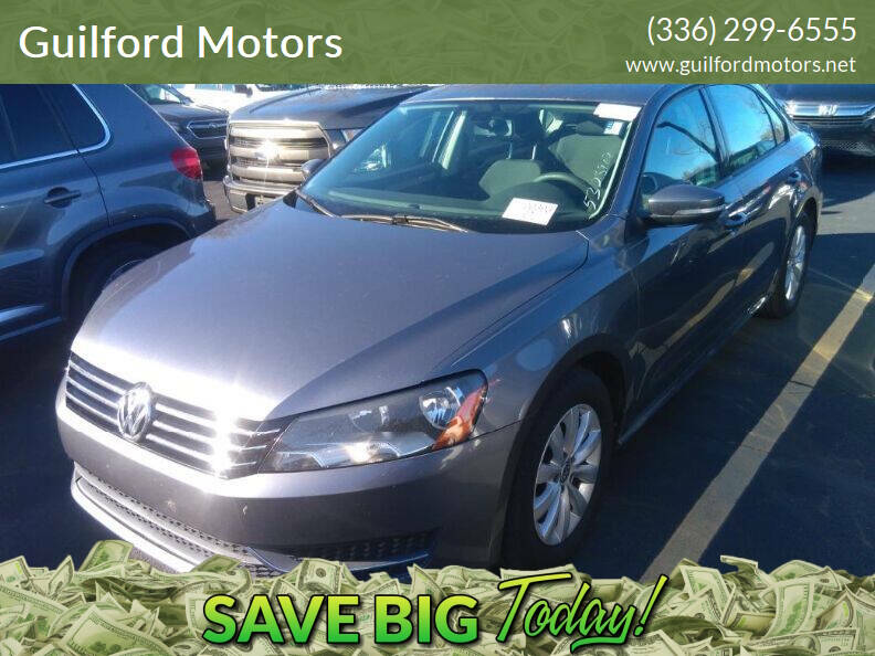 2013 Volkswagen Passat for sale at Guilford Motors in Greensboro NC