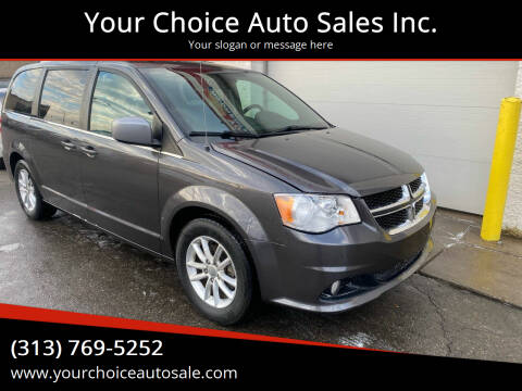 2018 Dodge Grand Caravan for sale at Your Choice Auto Sales Inc. in Dearborn MI