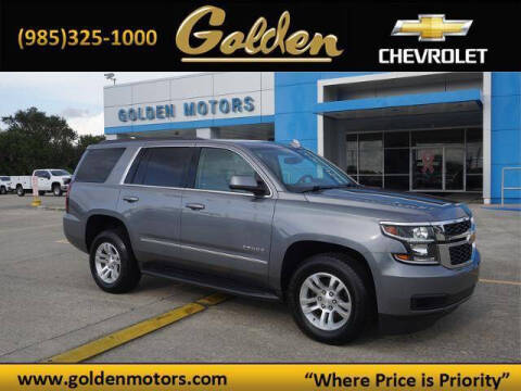 2020 Chevrolet Tahoe for sale at GOLDEN MOTORS in Cut Off LA