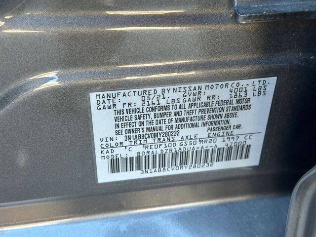 2021 Nissan Sentra SV