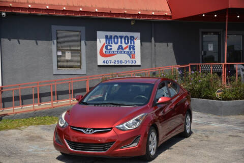 2016 Hyundai Elantra for sale at Motor Car Concepts II in Orlando FL