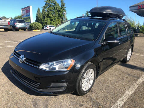 2016 Volkswagen Golf SportWagen for sale at KARMA AUTO SALES in Federal Way WA