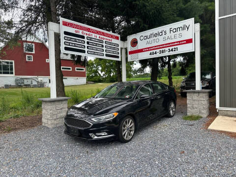 2017 Ford Fusion for sale at Caulfields Family Auto Sales in Bath PA