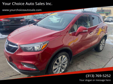 2018 Buick Encore for sale at Your Choice Auto Sales Inc. in Dearborn MI