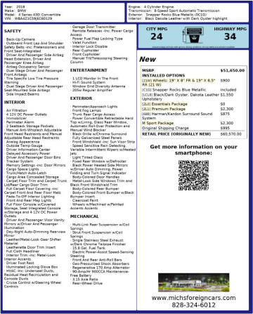 2018 BMW 4 Series 430i