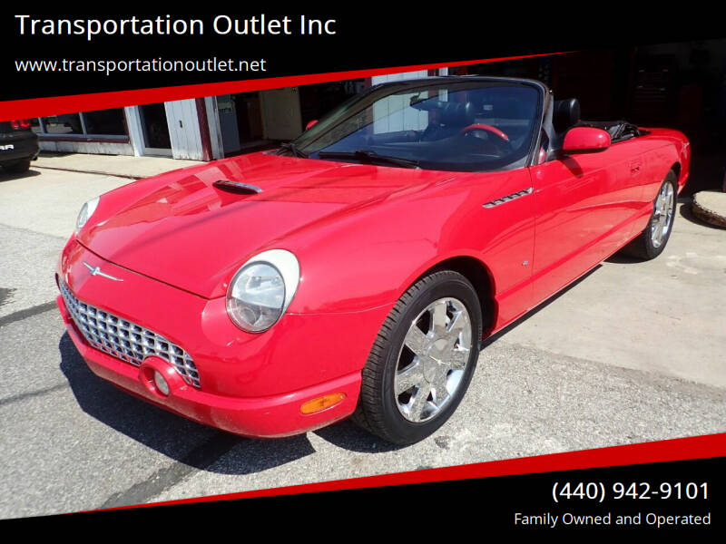 2003 Ford Thunderbird for sale at Transportation Outlet Inc in Eastlake OH