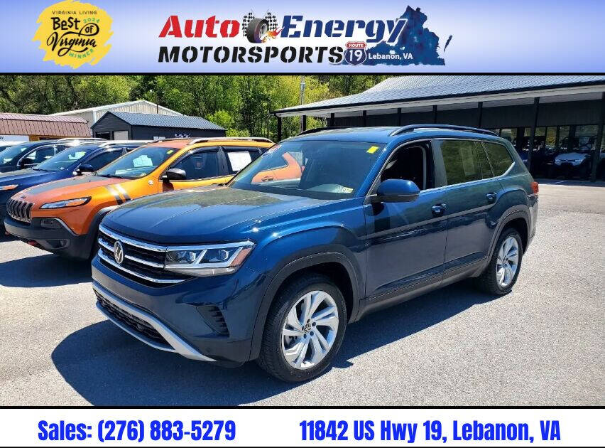 2021 Volkswagen Atlas for sale at Auto Energy in Lebanon, VA