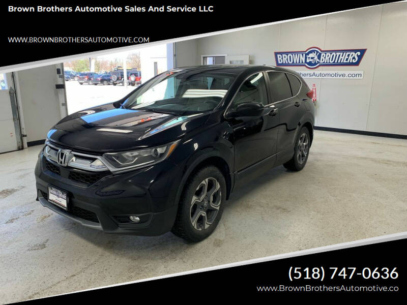 2017 Honda CR-V for sale at Brown Brothers Automotive Sales And Service LLC in Hudson Falls NY