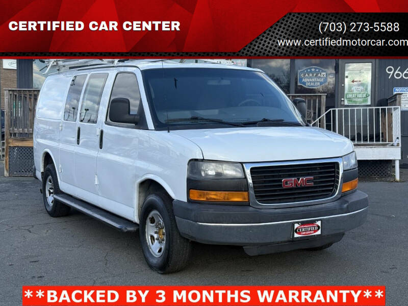 2014 GMC Savana for sale at CERTIFIED CAR CENTER in Fairfax VA