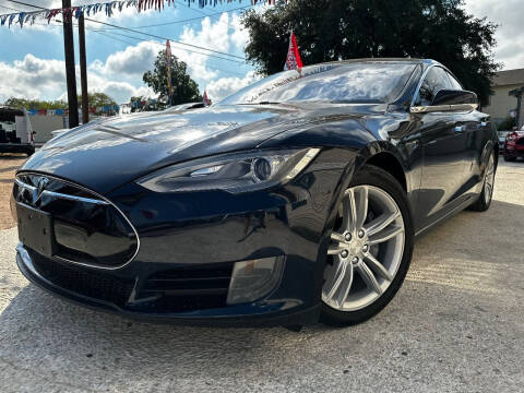 2013 Tesla Model S for sale at S & J Auto Group in San Antonio TX