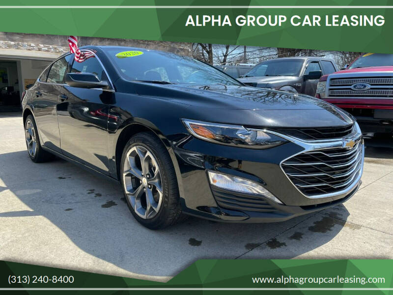 2020 Chevrolet Malibu for sale at Alpha Group Car Leasing in Redford MI