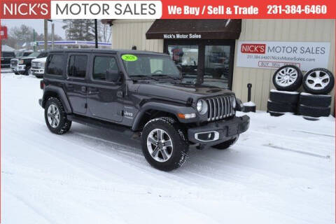2020 Jeep Wrangler Unlimited for sale at Nick's Motor Sales in Kalkaska MI