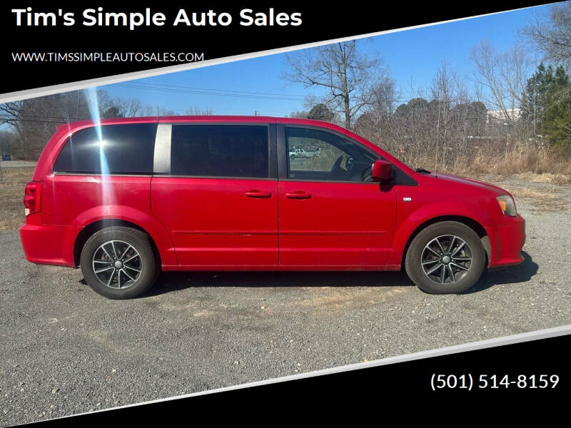 2014 Dodge Grand Caravan for sale at Tim's Simple Auto Sales in Greenbrier AR