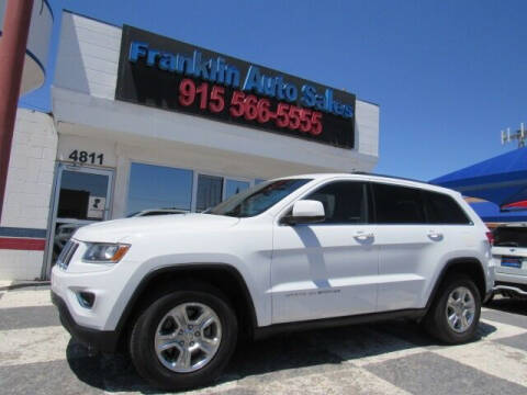 2014 Jeep Grand Cherokee for sale at Franklin Auto Sales in El Paso TX