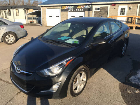 2016 Hyundai Elantra for sale at RACEN AUTO SALES LLC in Buckhannon WV