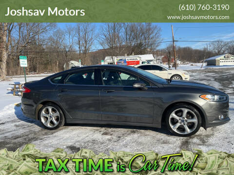 2015 Ford Fusion for sale at Joshsav Motors in Walnutport PA