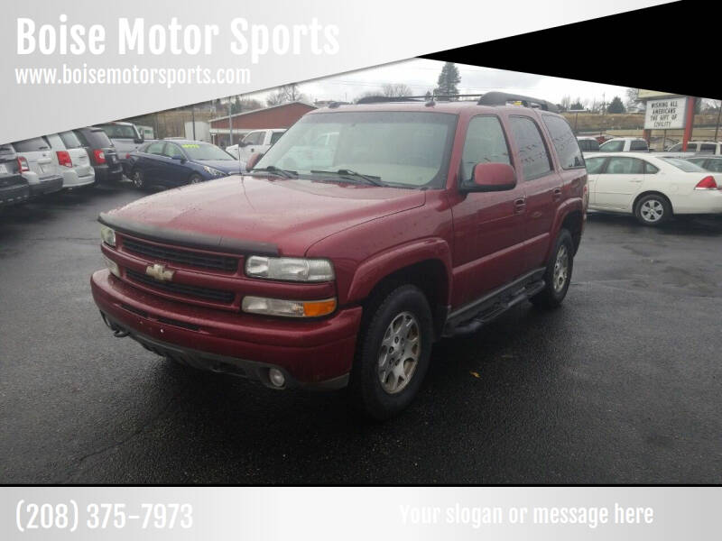 2004 Chevrolet Tahoe for sale at Boise Motor Sports in Boise ID