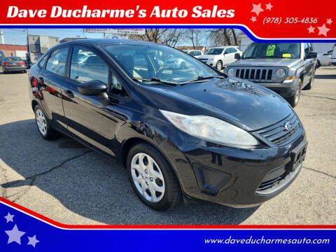 2013 Ford Fiesta for sale at Dave Ducharme's Auto Sales in Lowell MA