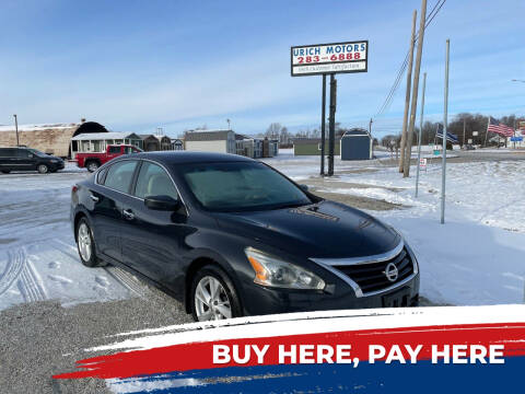 2015 Nissan Altima for sale at Jerry Urich Motors Inc in Hoopeston IL