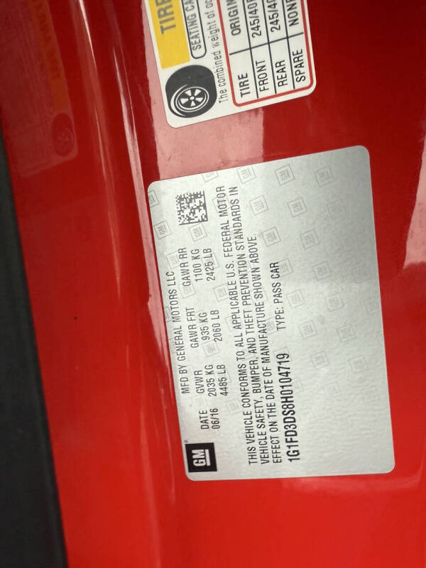 2017 Chevrolet Camaro LT