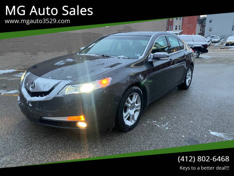 2011 Acura TL for sale at MG Auto Sales in Pittsburgh PA