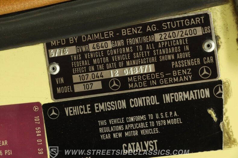 1978 Mercedes-Benz 450-Class