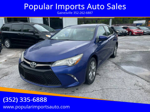 2015 Toyota Camry for sale at Popular Imports Auto Sales in Gainesville FL