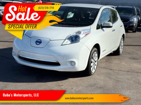 2014 Nissan LEAF for sale at Baba's Motorsports, LLC in Phoenix AZ