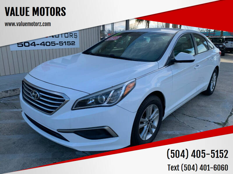 2017 Hyundai Sonata for sale at VALUE MOTORS in Marrero LA