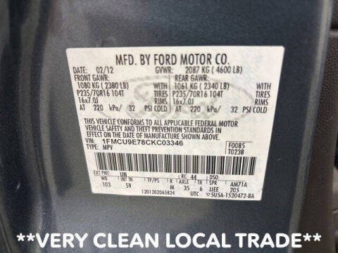 2012 Ford Escape Limited