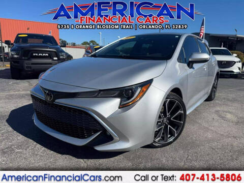 2021 Toyota Corolla Hatchback for sale at American Financial Cars in Orlando FL