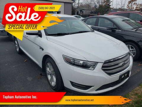 2019 Ford Taurus for sale at Topham Automotive Inc. in Middleboro MA