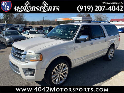 2016 Ford Expedition EL for sale at 4042 Motorsports in Willow Spring NC