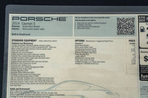 2014 Porsche Cayman S