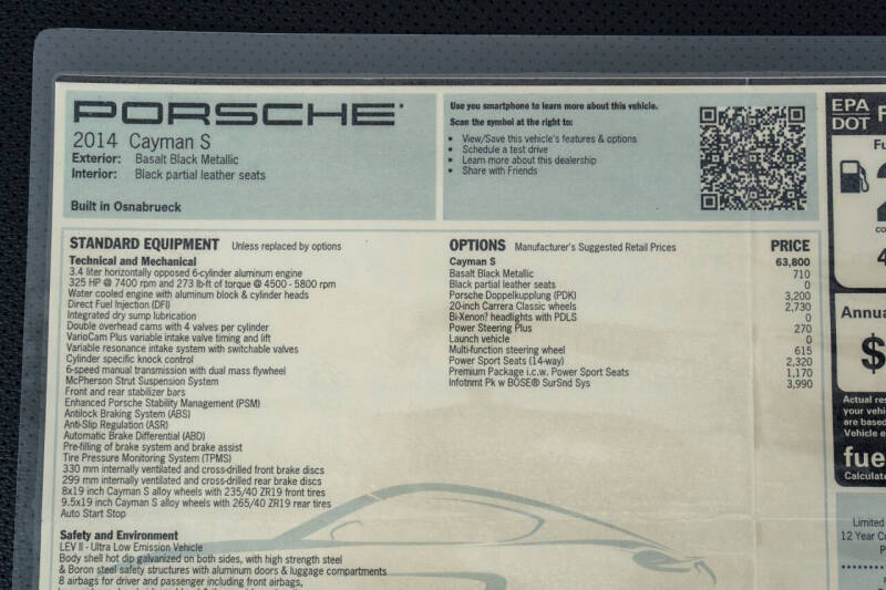 2014 Porsche Cayman S