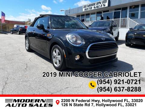 2019 MINI Convertible for sale at Modern Auto Sales in Hollywood FL