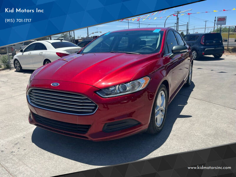 2016 Ford Fusion for sale at Kid Motors Inc in El Paso TX