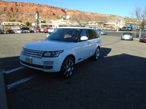 2016 Land Rover Range Rover for sale at Team D Auto Sales in Saint George UT