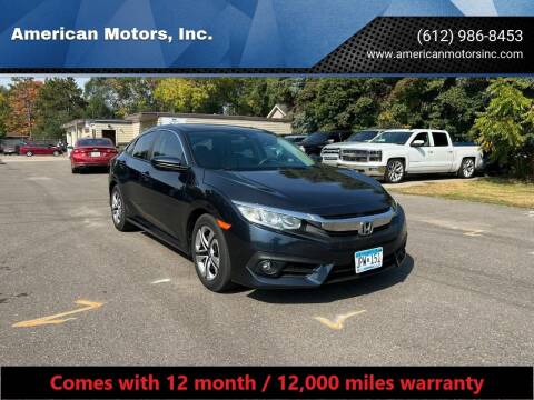 2016 Honda Civic for sale at American Motors, Inc. in Farmington MN