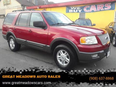 2005 Ford Expedition for sale at GREAT MEADOWS AUTO SALES in Great Meadows NJ