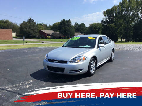 2010 Chevrolet Impala for sale at Choice Auto Sales LLC - Buy Here Pay Here in White House TN