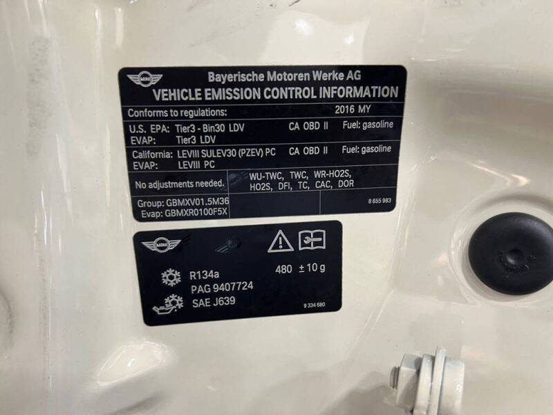 2016 MINI Convertible Cooper