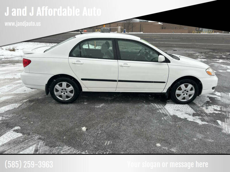 2008 Toyota Corolla for sale at J and J Affordable Auto in Williamson NY