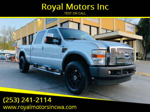 2008 Ford F-250 Super Duty for sale at Royal Motors Inc in Kent WA